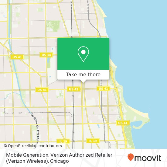 Mapa de Mobile Generation, Verizon Authorized Retailer (Verizon Wireless)