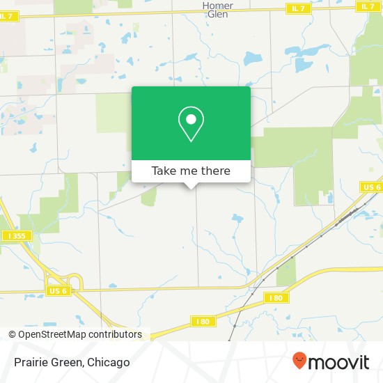 Prairie Green map