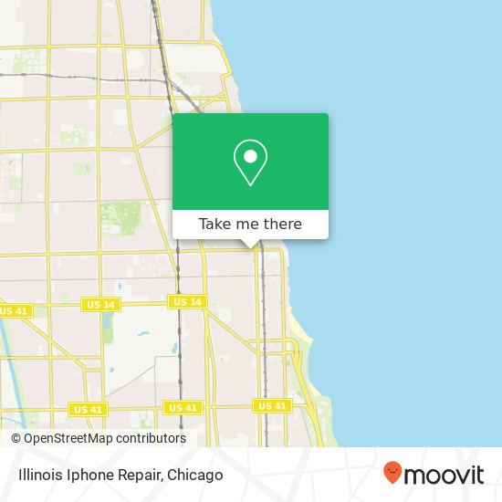Illinois Iphone Repair map