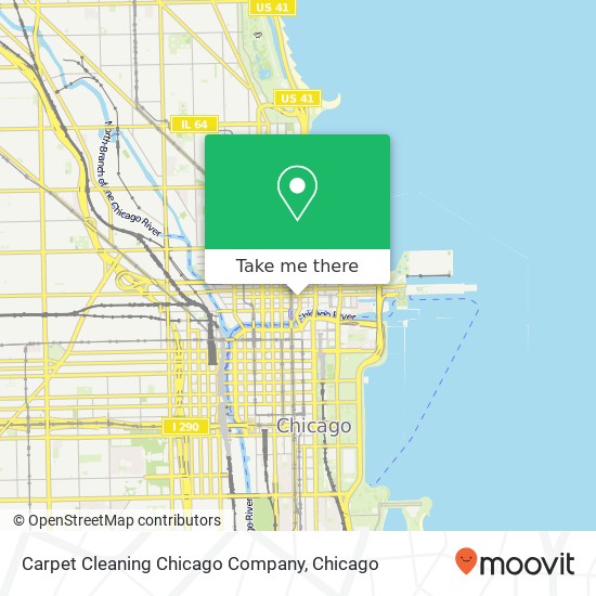 Carpet Cleaning Chicago Company map