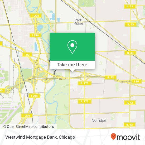 Westwind Mortgage Bank map