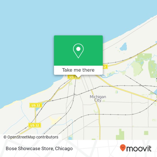 Bose Showcase Store map