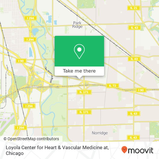 Loyola Center for Heart & Vascular Medicine at map