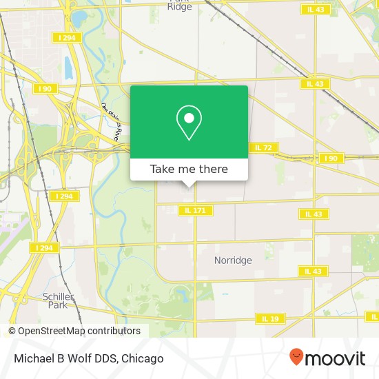 Michael B Wolf DDS map
