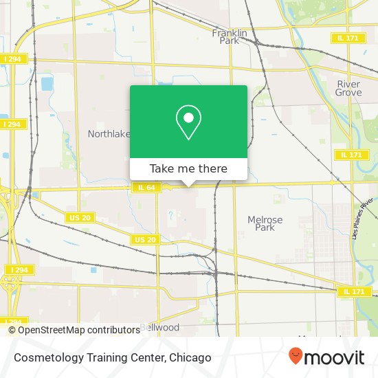 Cosmetology Training Center map