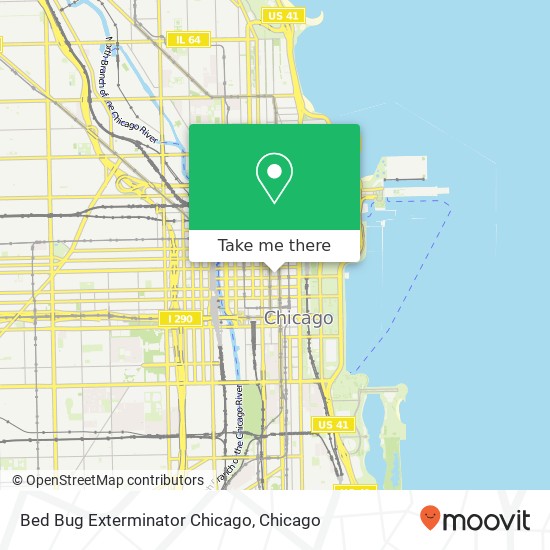 Mapa de Bed Bug Exterminator Chicago