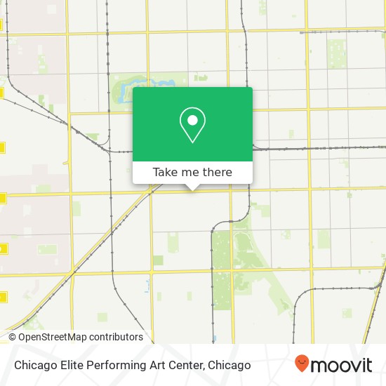 Chicago Elite Performing Art Center map