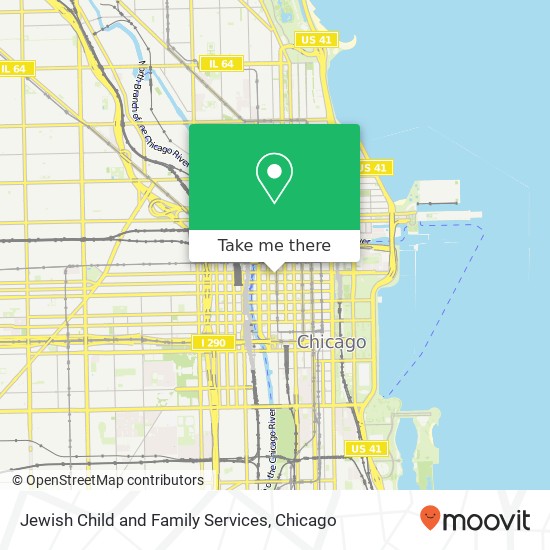 Jewish Child and Family Services map