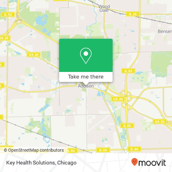 Key Health Solutions map