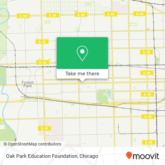 Oak Park Education Foundation map