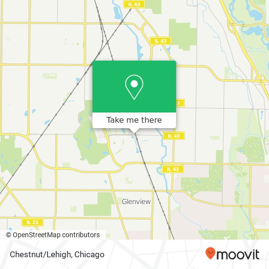 Chestnut/Lehigh map
