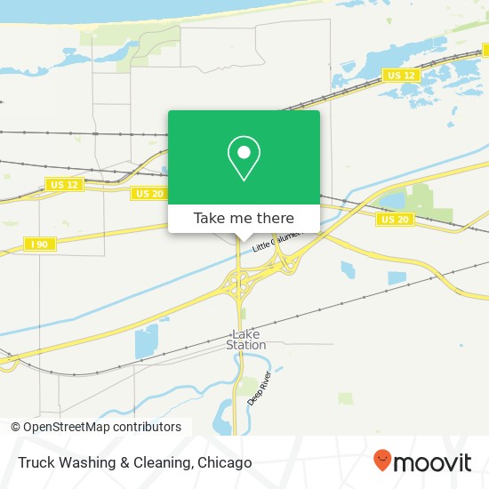 Truck Washing & Cleaning map