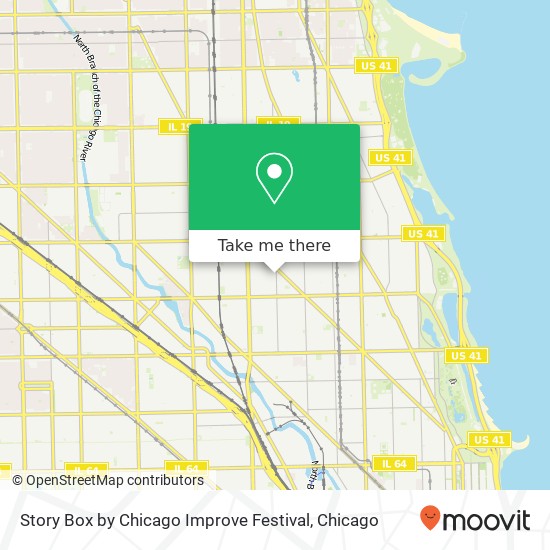 Mapa de Story Box by Chicago Improve Festival