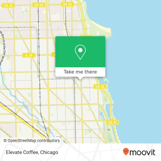 Elevate Coffee map