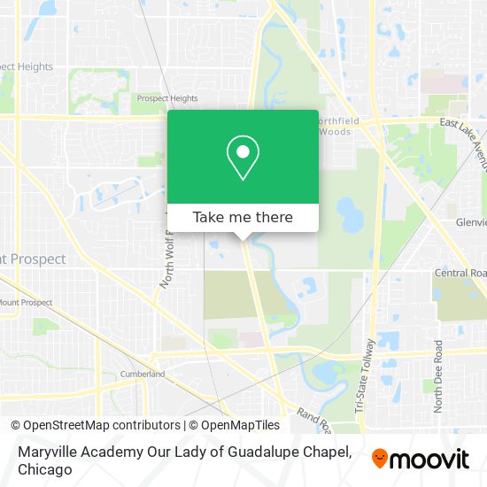 Maryville Academy Our Lady of Guadalupe Chapel map