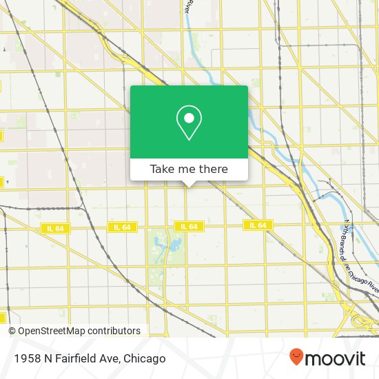 1958 N Fairfield Ave map