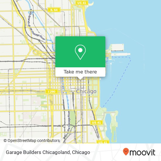 Mapa de Garage Builders Chicagoland