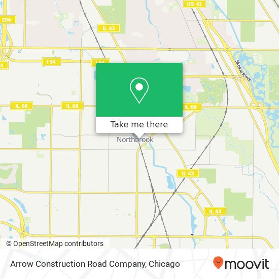Arrow Construction Road Company map