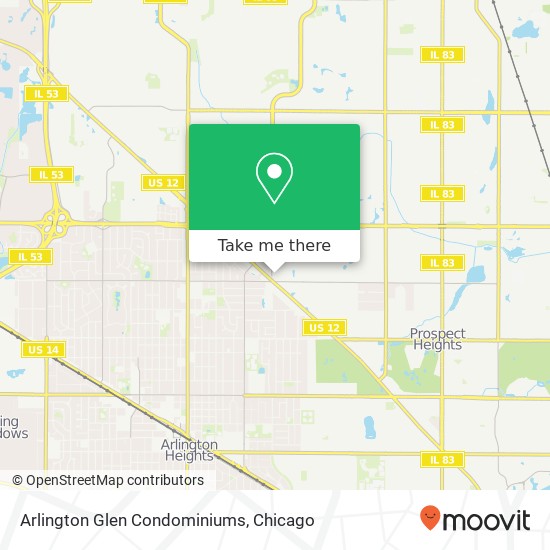 Arlington Glen Condominiums map