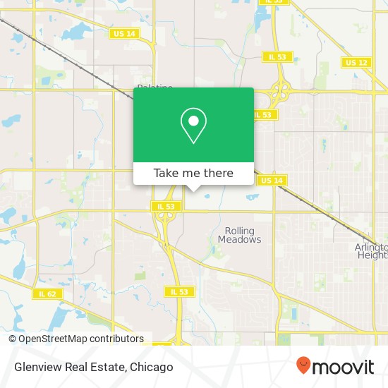 Glenview Real Estate map