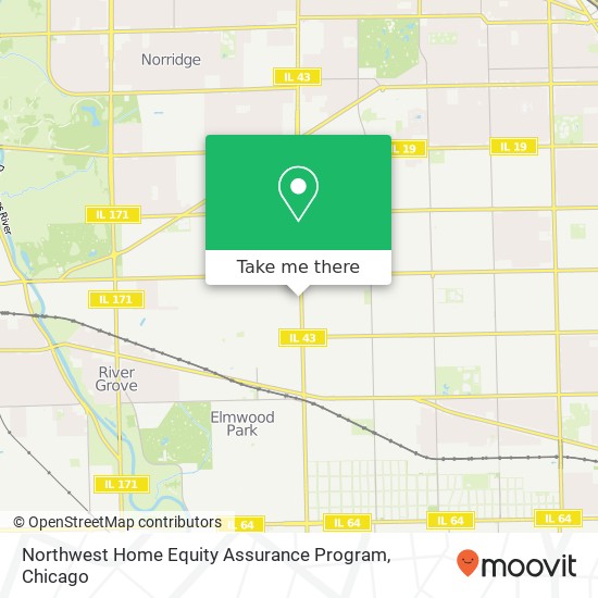 Mapa de Northwest Home Equity Assurance Program