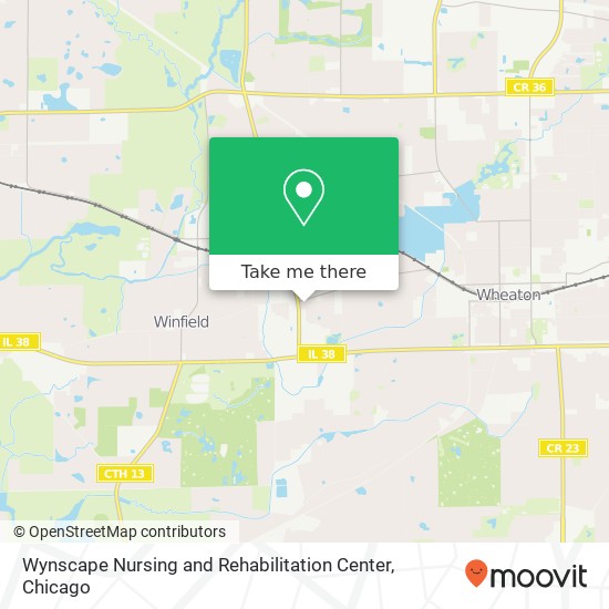 Wynscape Nursing and Rehabilitation Center map