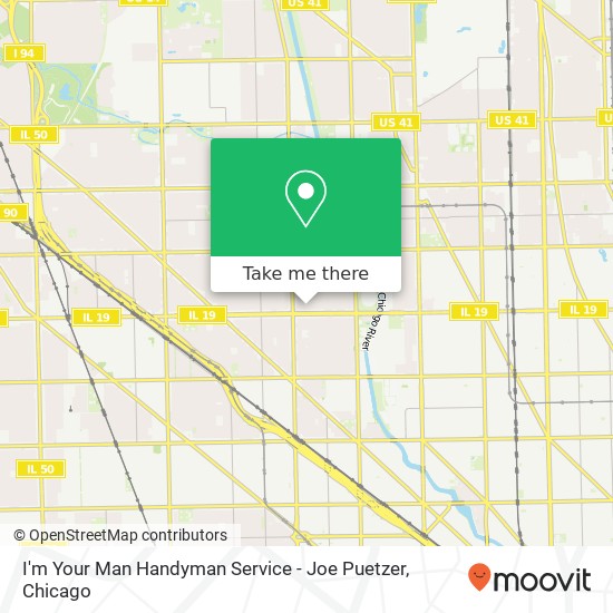 Mapa de I'm Your Man Handyman Service - Joe Puetzer