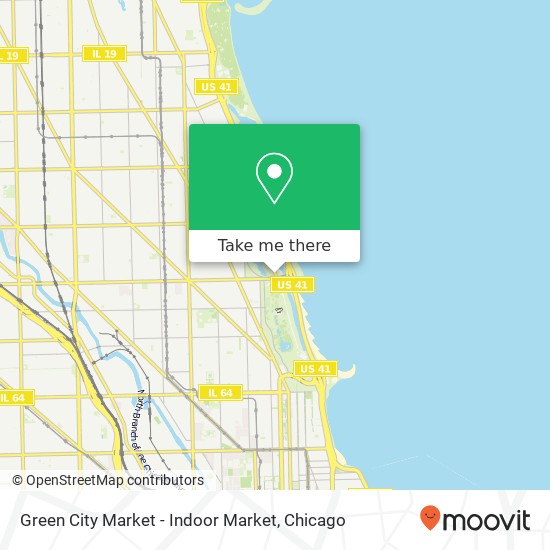 Green City Market - Indoor Market map