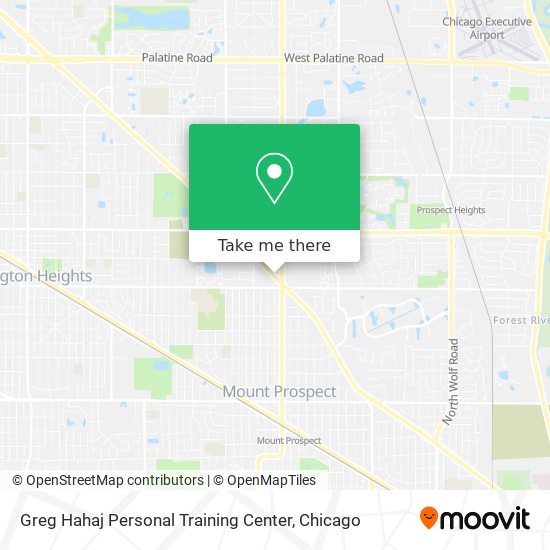 Mapa de Greg Hahaj Personal Training Center
