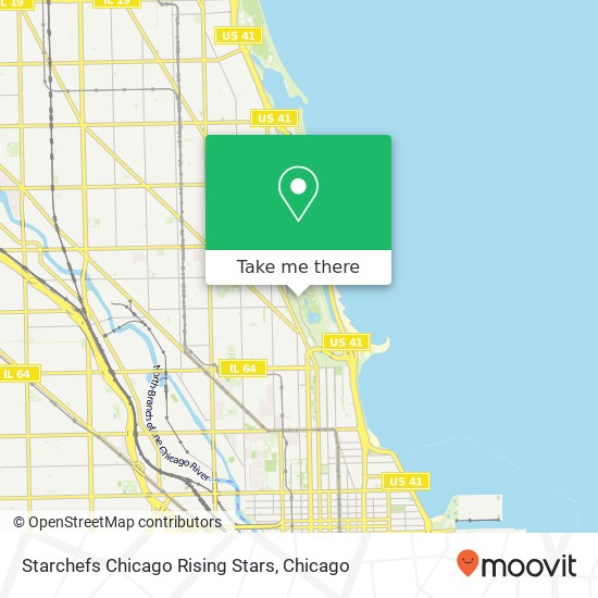 Starchefs Chicago Rising Stars map