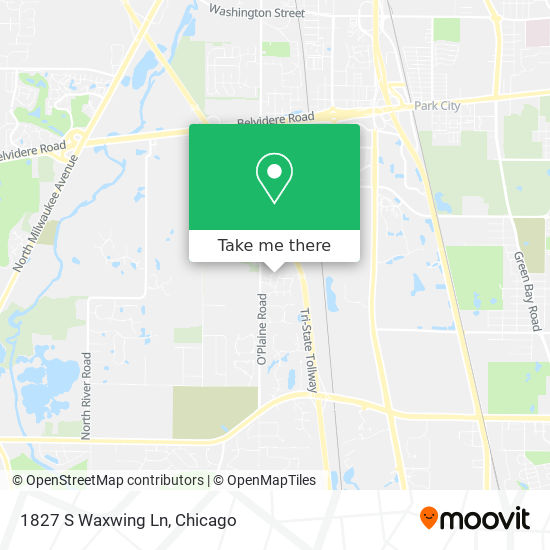 1827 S Waxwing Ln map