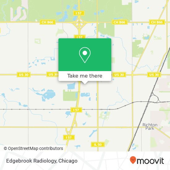 Edgebrook Radiology map