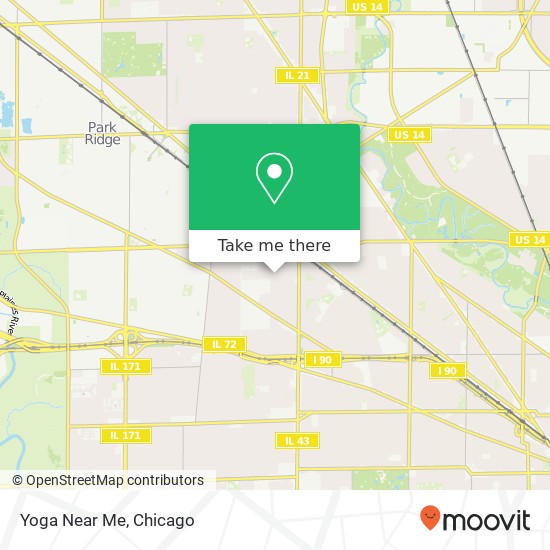 Yoga Near Me map