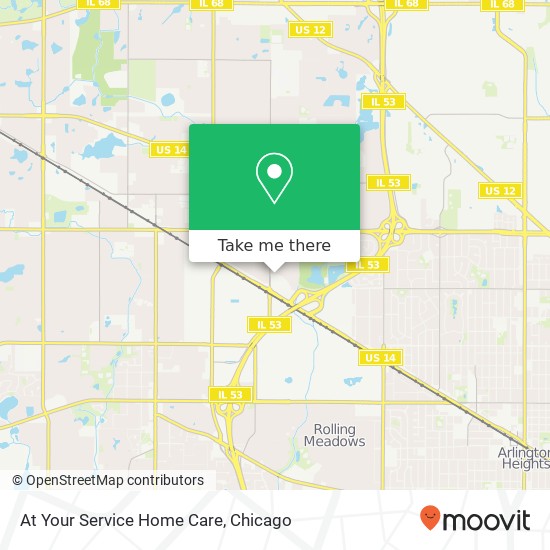 Mapa de At Your Service Home Care