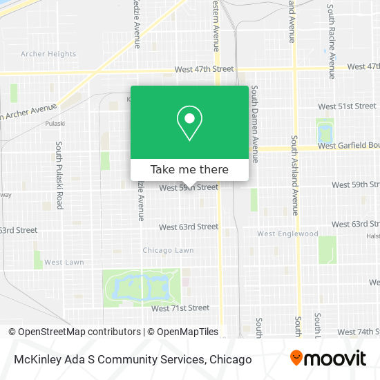 McKinley Ada S Community Services map