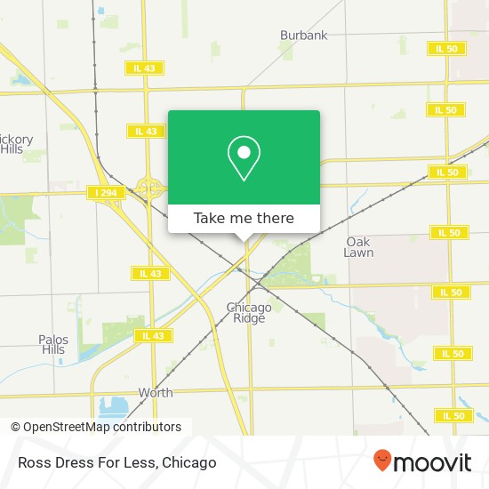 Ross Dress For Less map