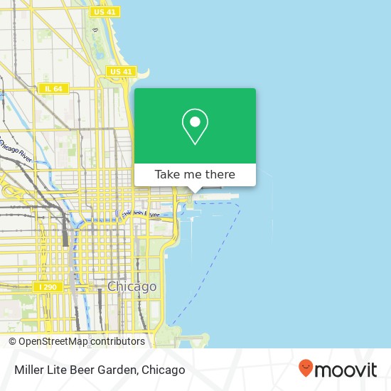 Miller Lite Beer Garden map