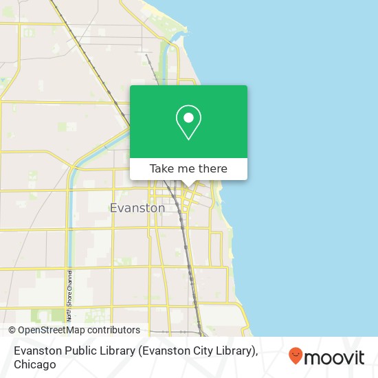 Evanston Public Library (Evanston City Library) map