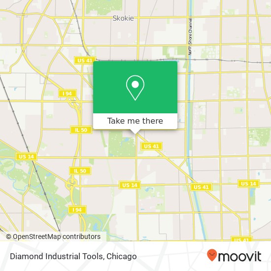 Diamond Industrial Tools map