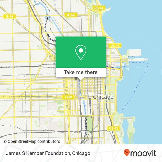 James S Kemper Foundation map