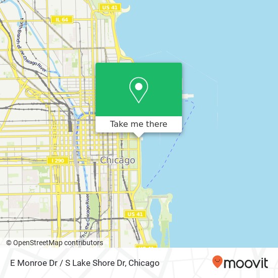 E Monroe Dr / S Lake Shore Dr map