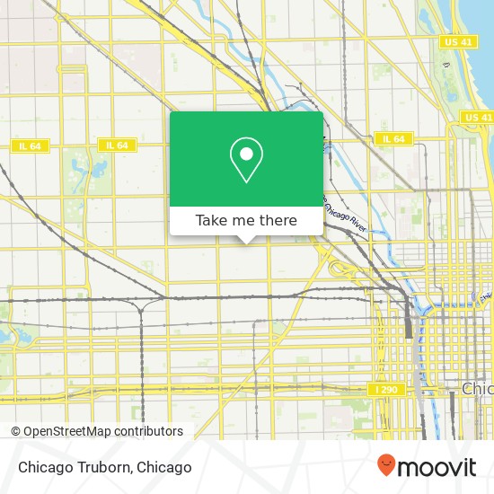 Chicago Truborn map