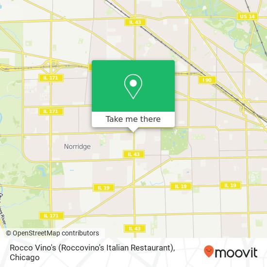 Rocco Vino's (Roccovino's Italian Restaurant) map