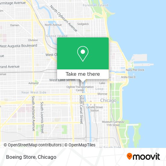 Boeing Store map