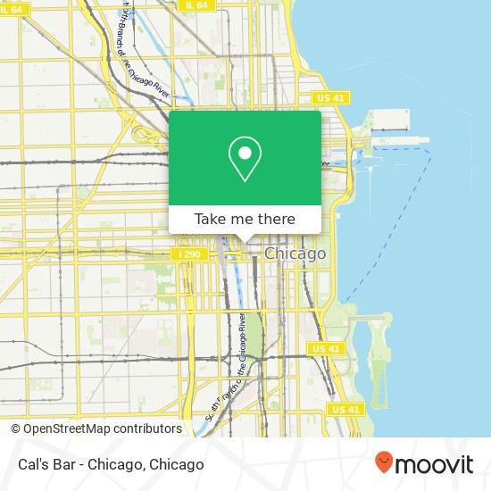 Cal's Bar - Chicago map