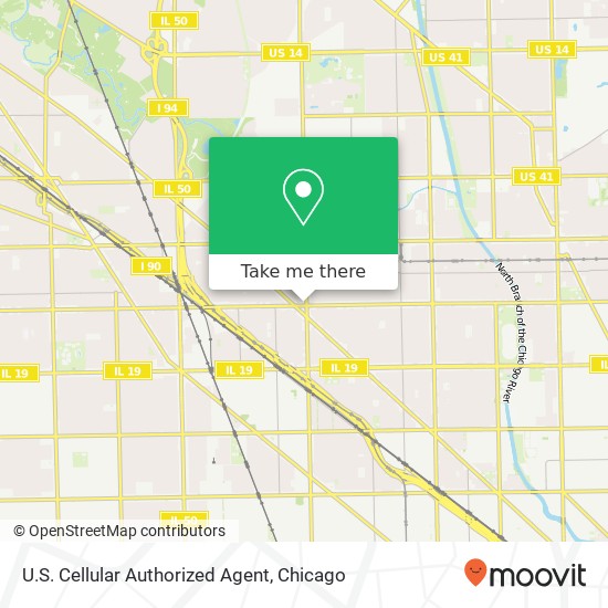 U.S. Cellular Authorized Agent map