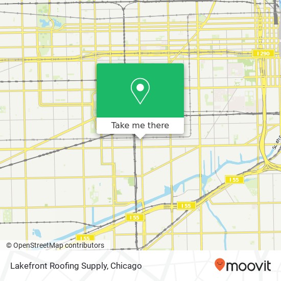 Mapa de Lakefront Roofing Supply