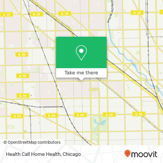 Mapa de Health Call Home Health