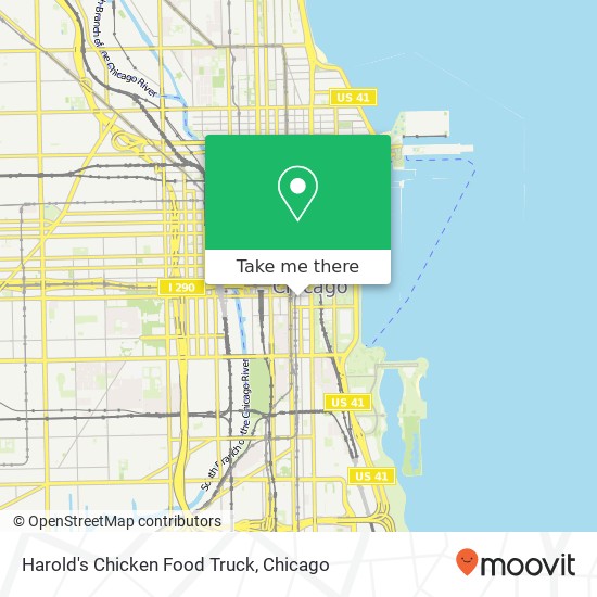 Harold's Chicken Food Truck map
