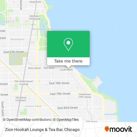 Zion Hookah Lounge & Tea Bar map